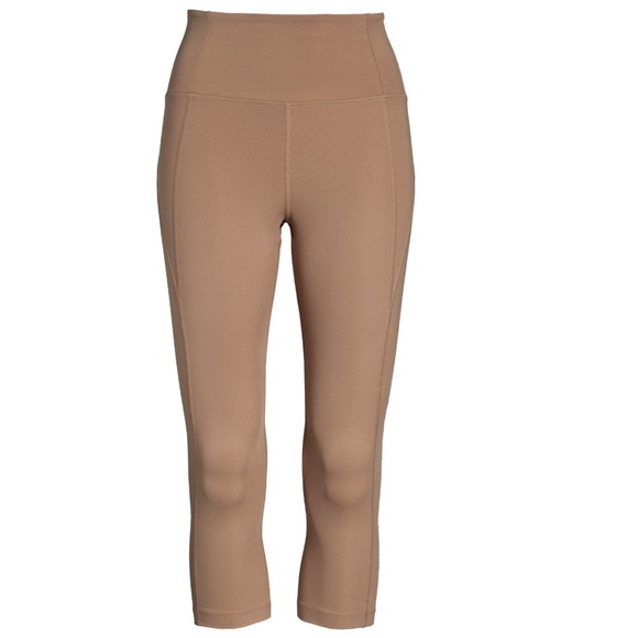 Girlfriend Collection High Waisted Capri Leggings Brownie - Picture 5 of 8